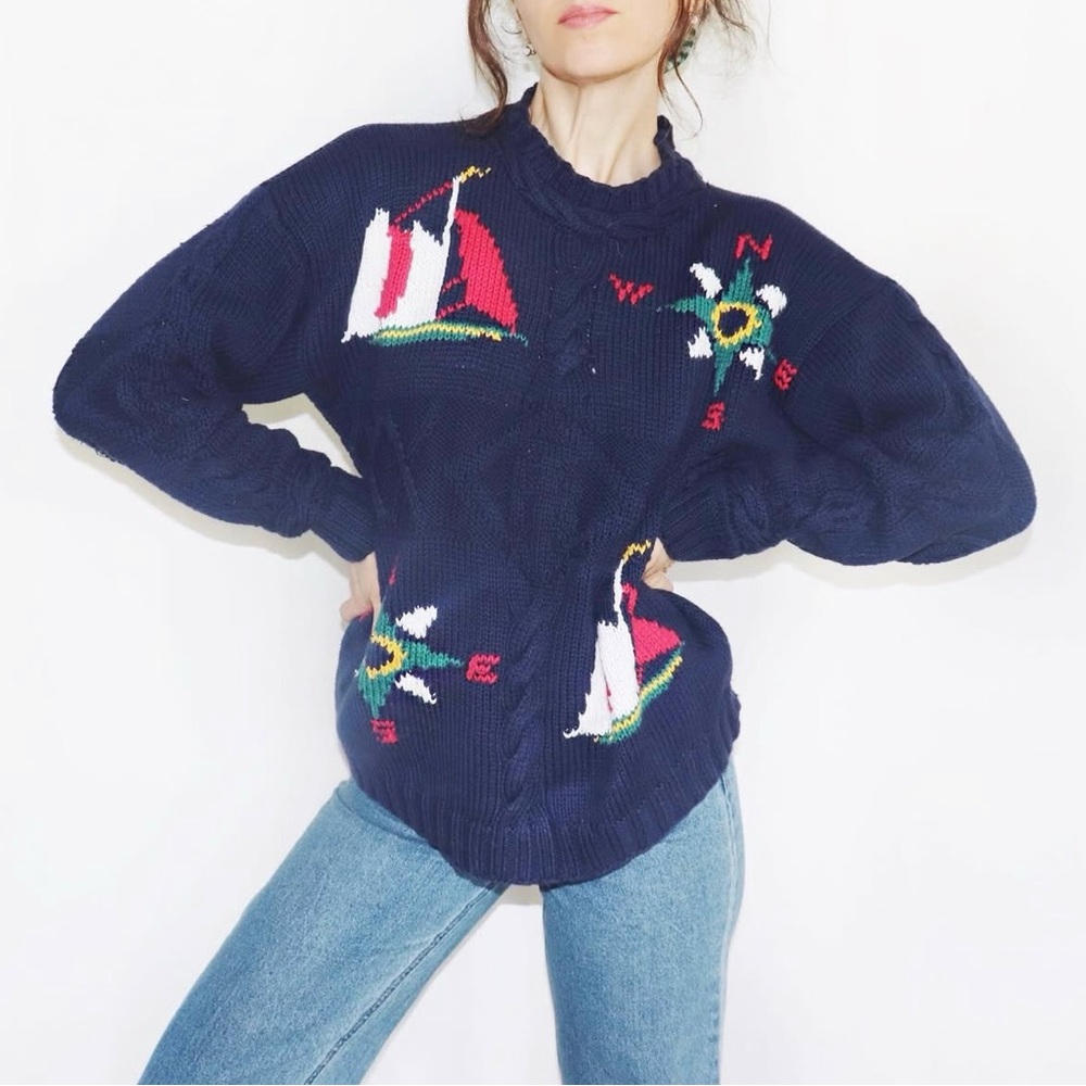 Nautical 90’s Sweater